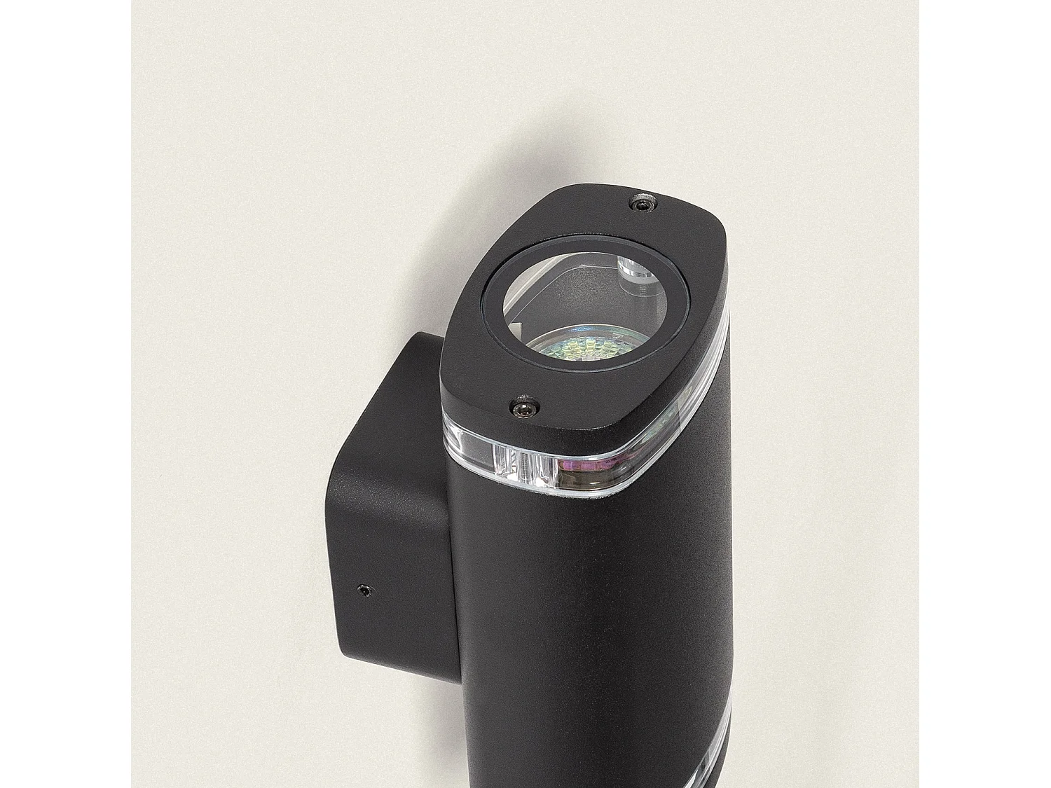 Applique da Parete per Esterni Doppia Luce Ranedux Nero