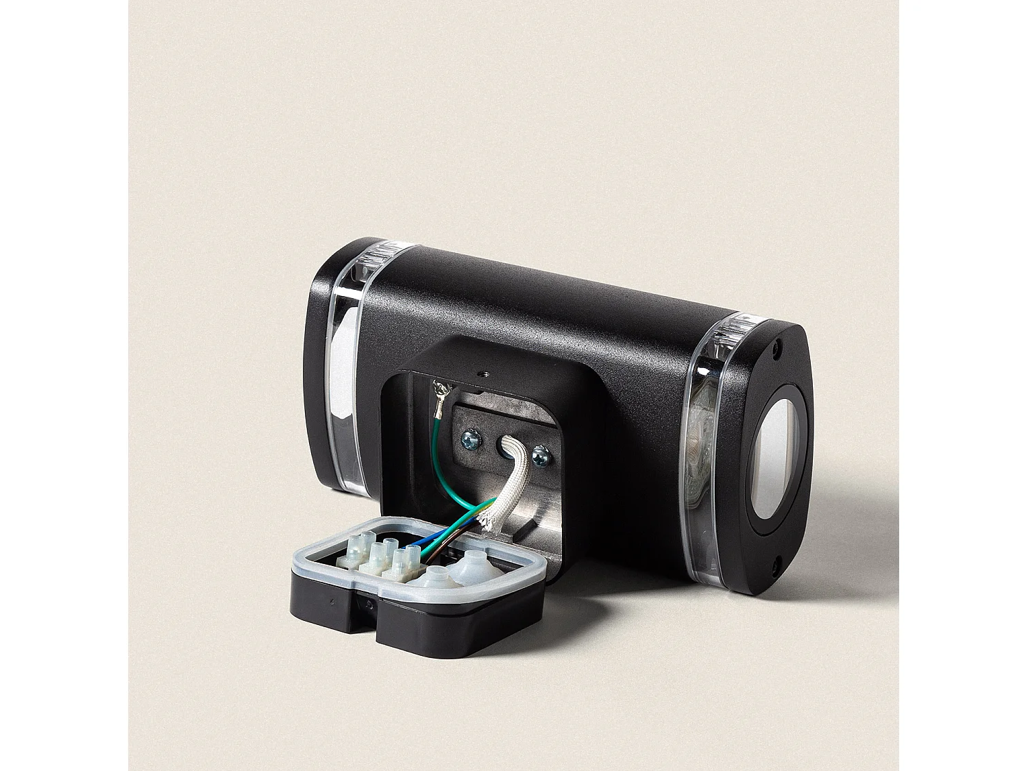 Applique da Parete per Esterni Doppia Luce Ranedux Nero