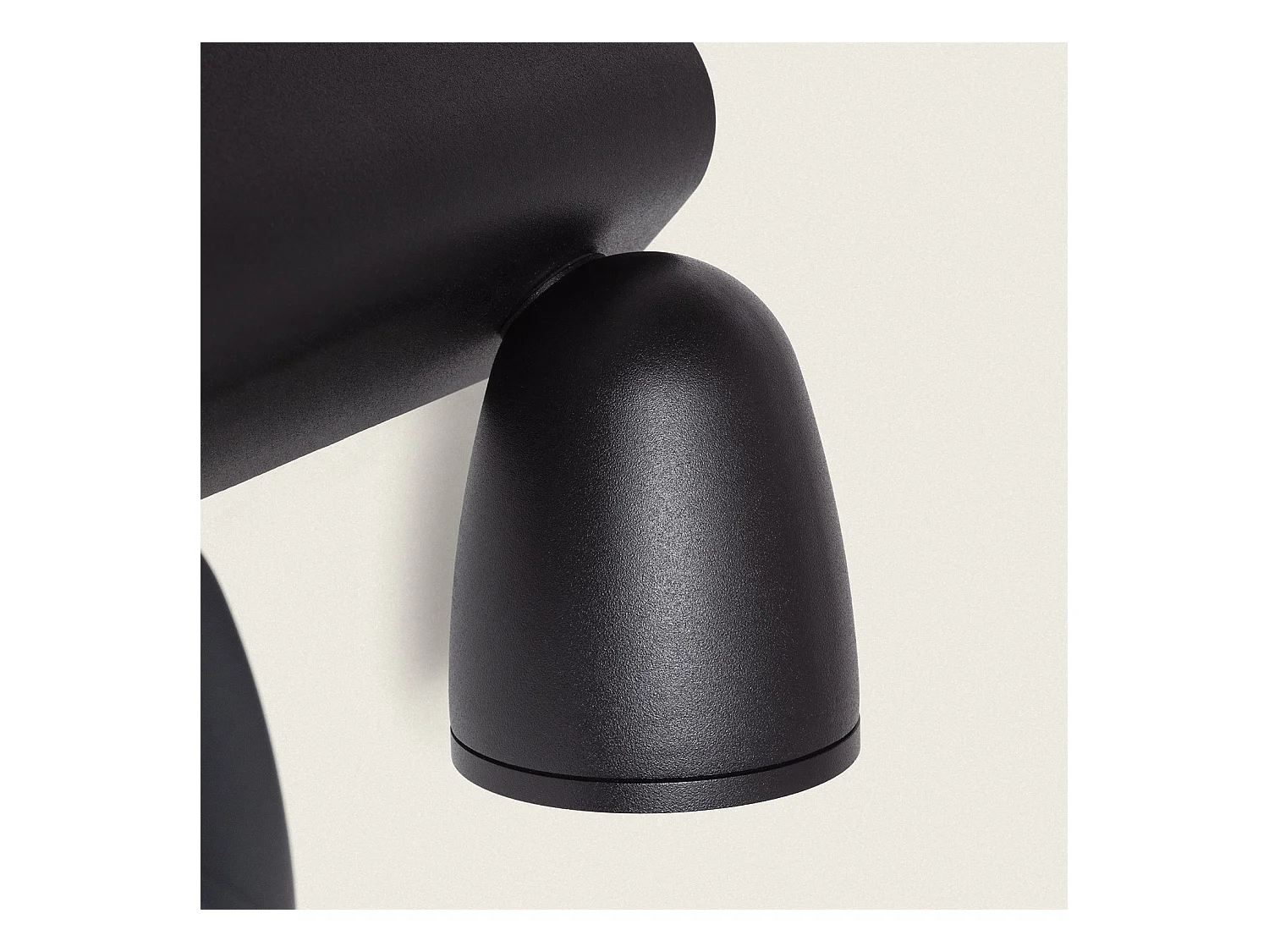 Aplique de Pared Exterior LED 12W Aluminio Abel Large Dos Focos Negro