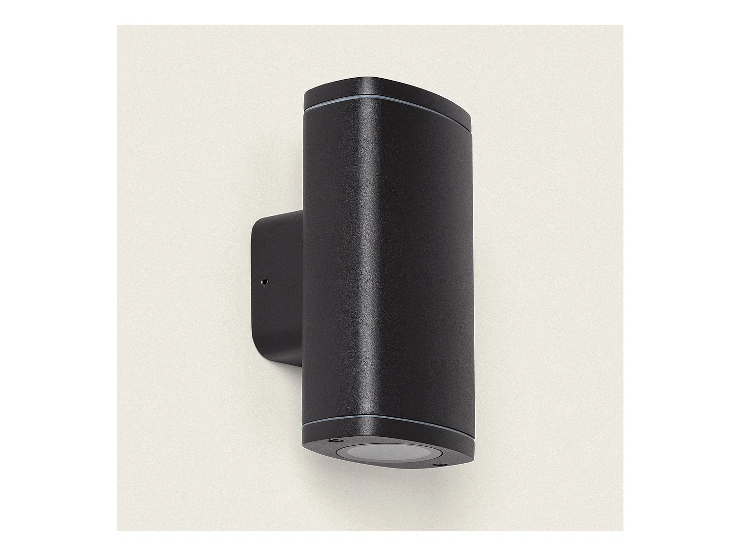 Applique da Parete per Esterni Doppia Luce Welldy Nero