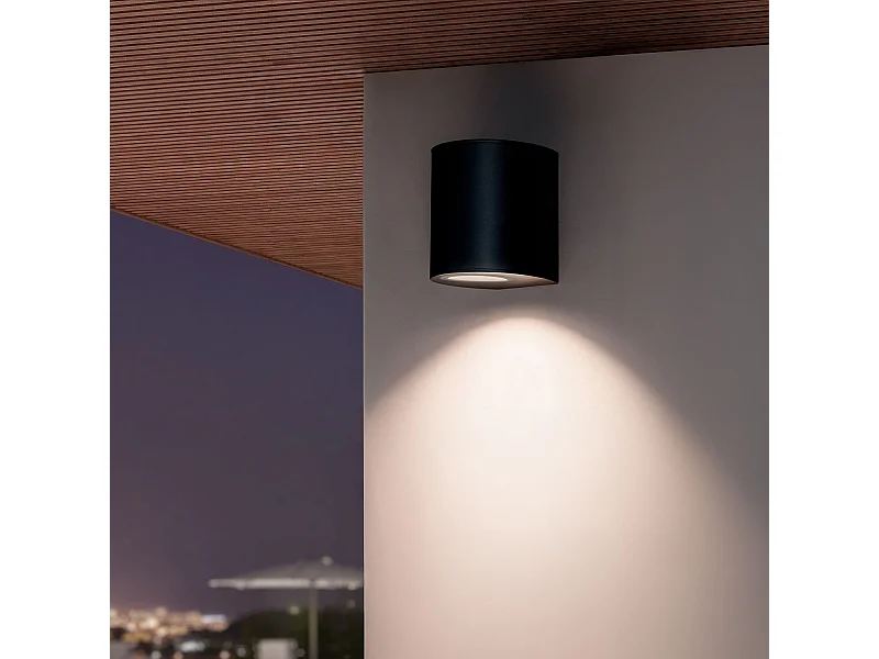 Applique da Parete per Esterni Brong Nero