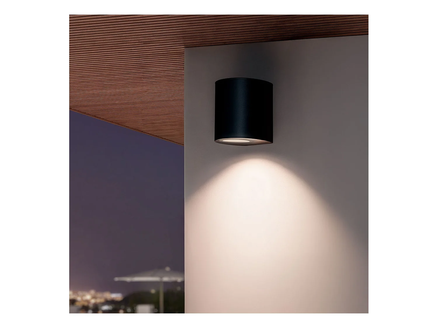 Applique da Parete per Esterni Brong Nero