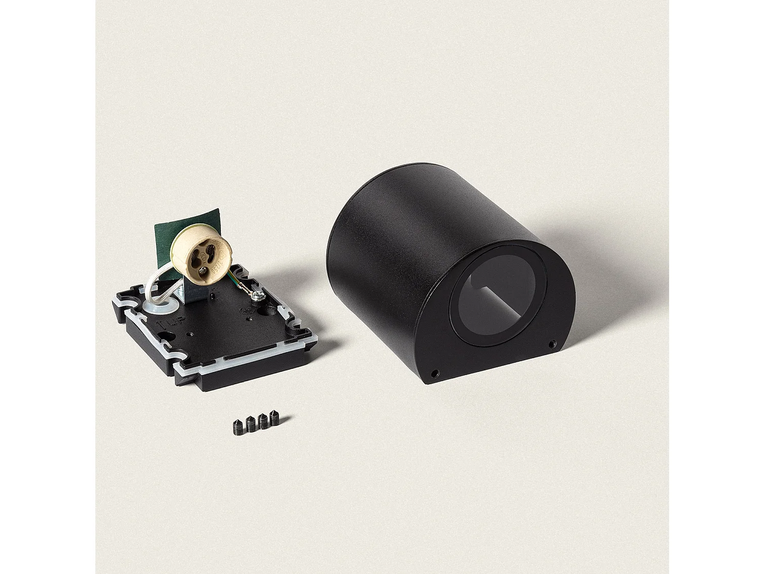 Applique da Parete per Esterni Brong Nero