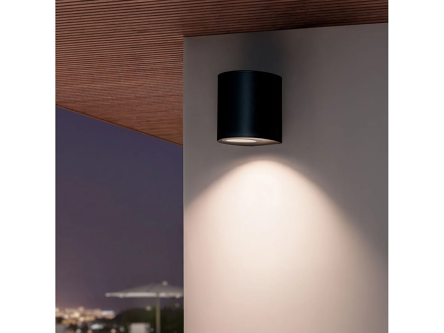 Applique da Parete per Esterni Brong Nero