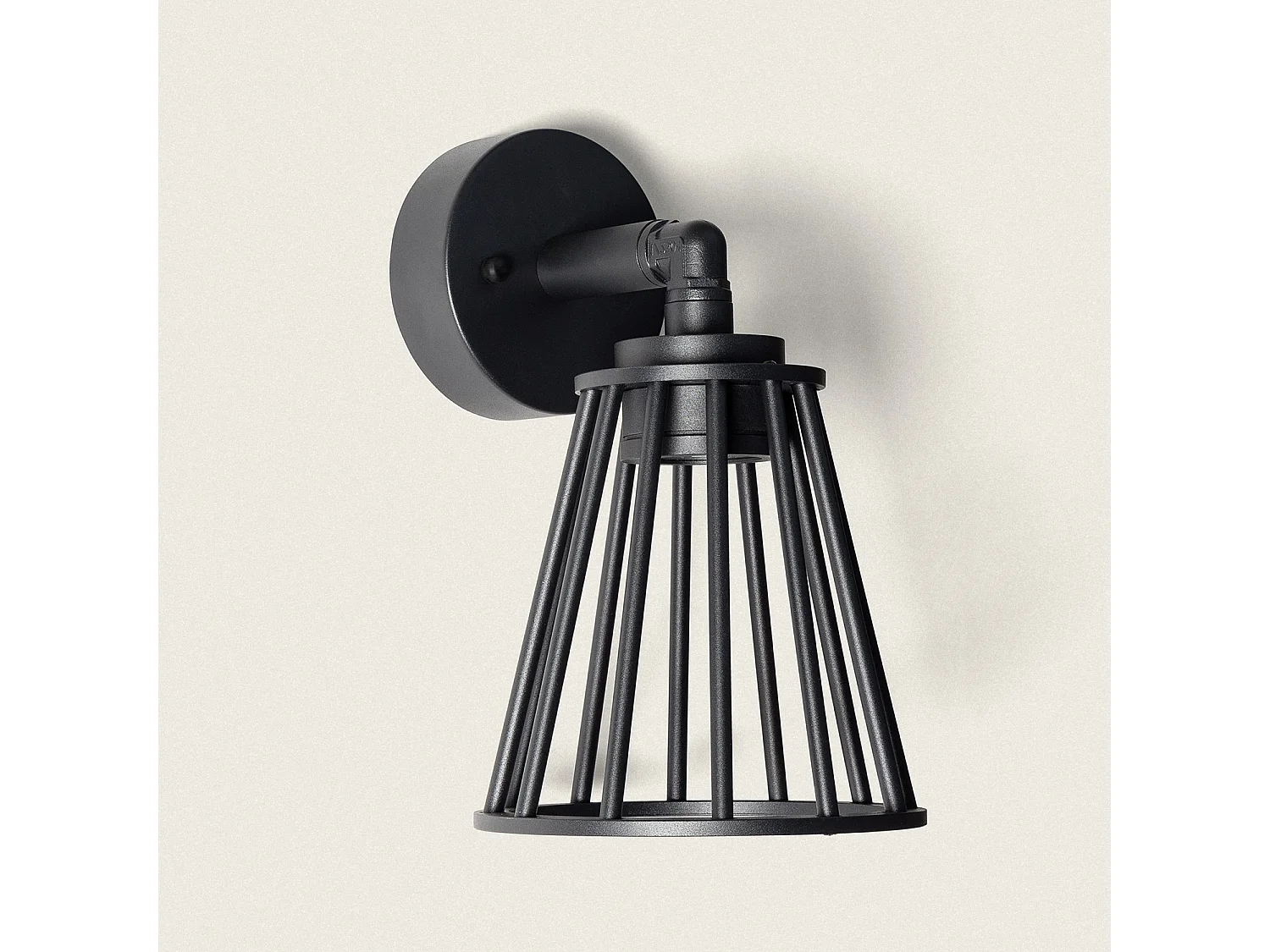 Applique Murale Extérieure LED 6W Aluminium Bradda Noir