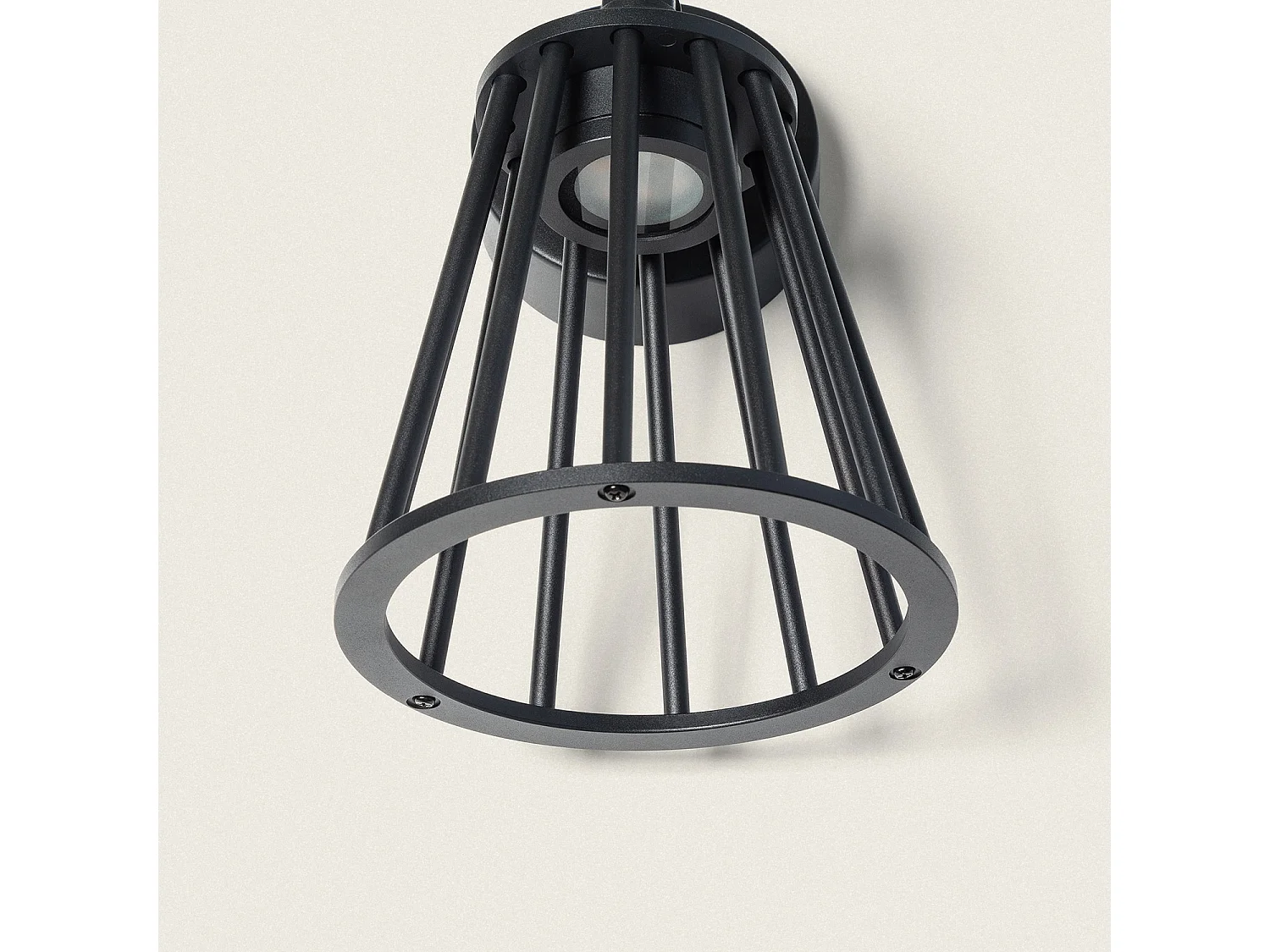 Lampada da Parete per Esterni LED 6W Alluminio Bradda Nero