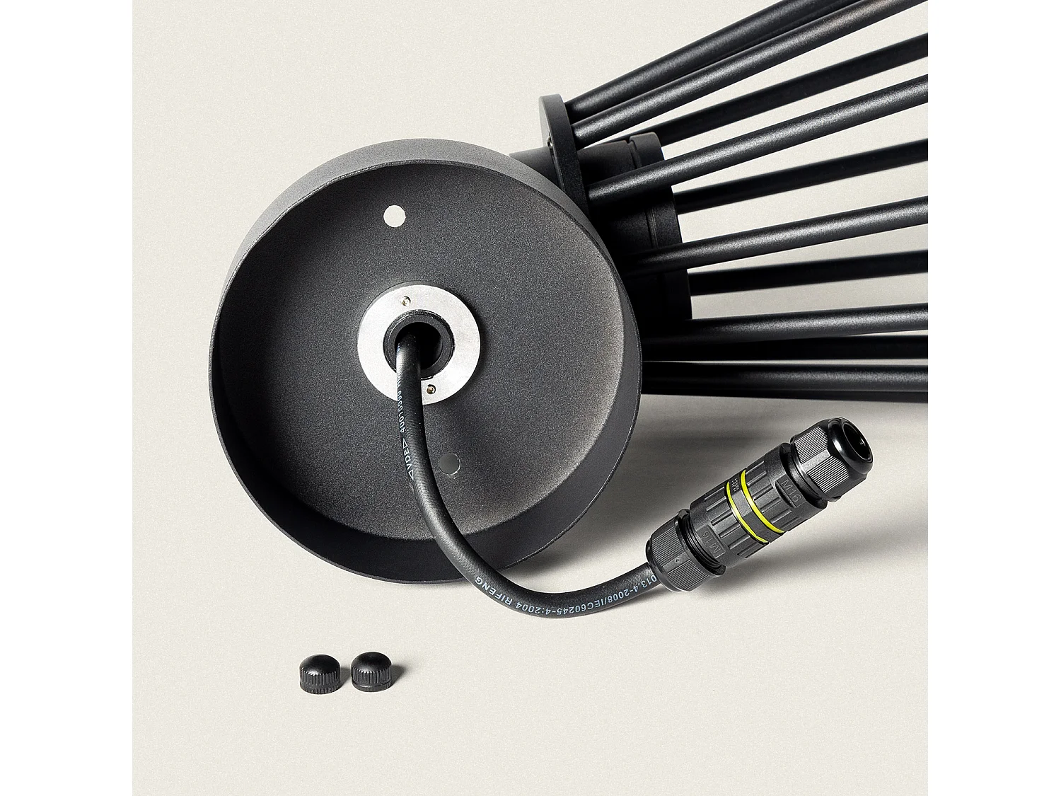 Lámpara de Pared Exterior LED 6W Aluminio Bradda Negro