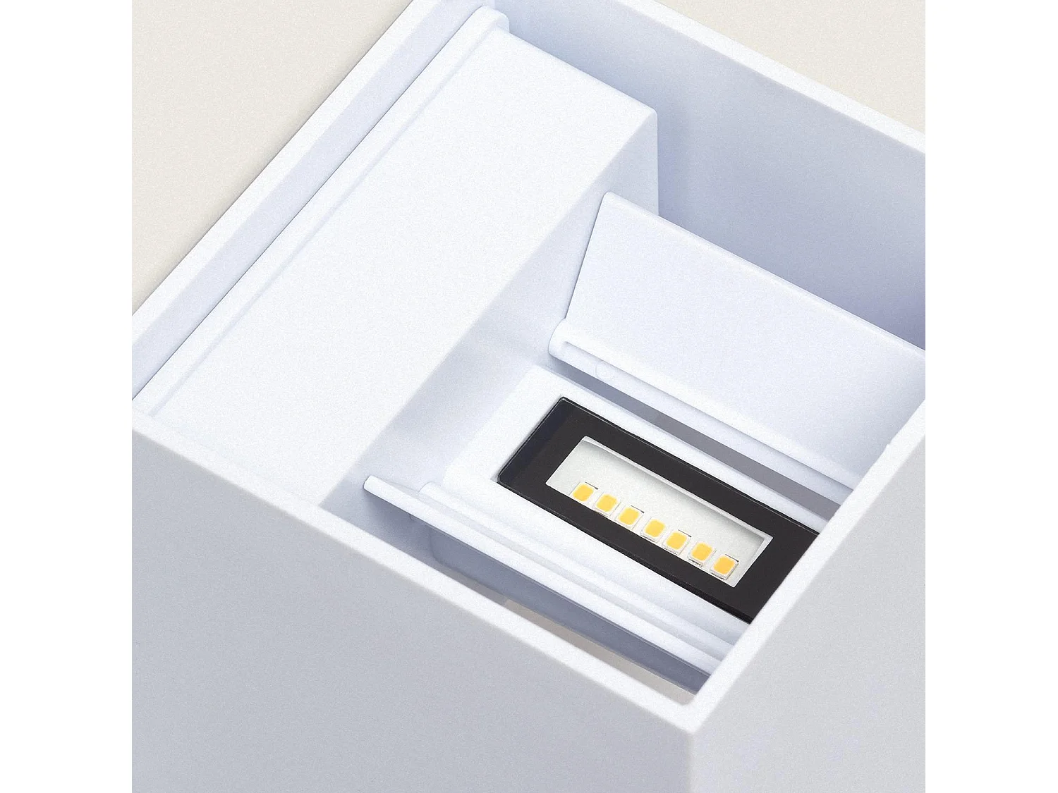 Applique Murale Extérieure LED 6W PC Double Éclairage Onis Blanc