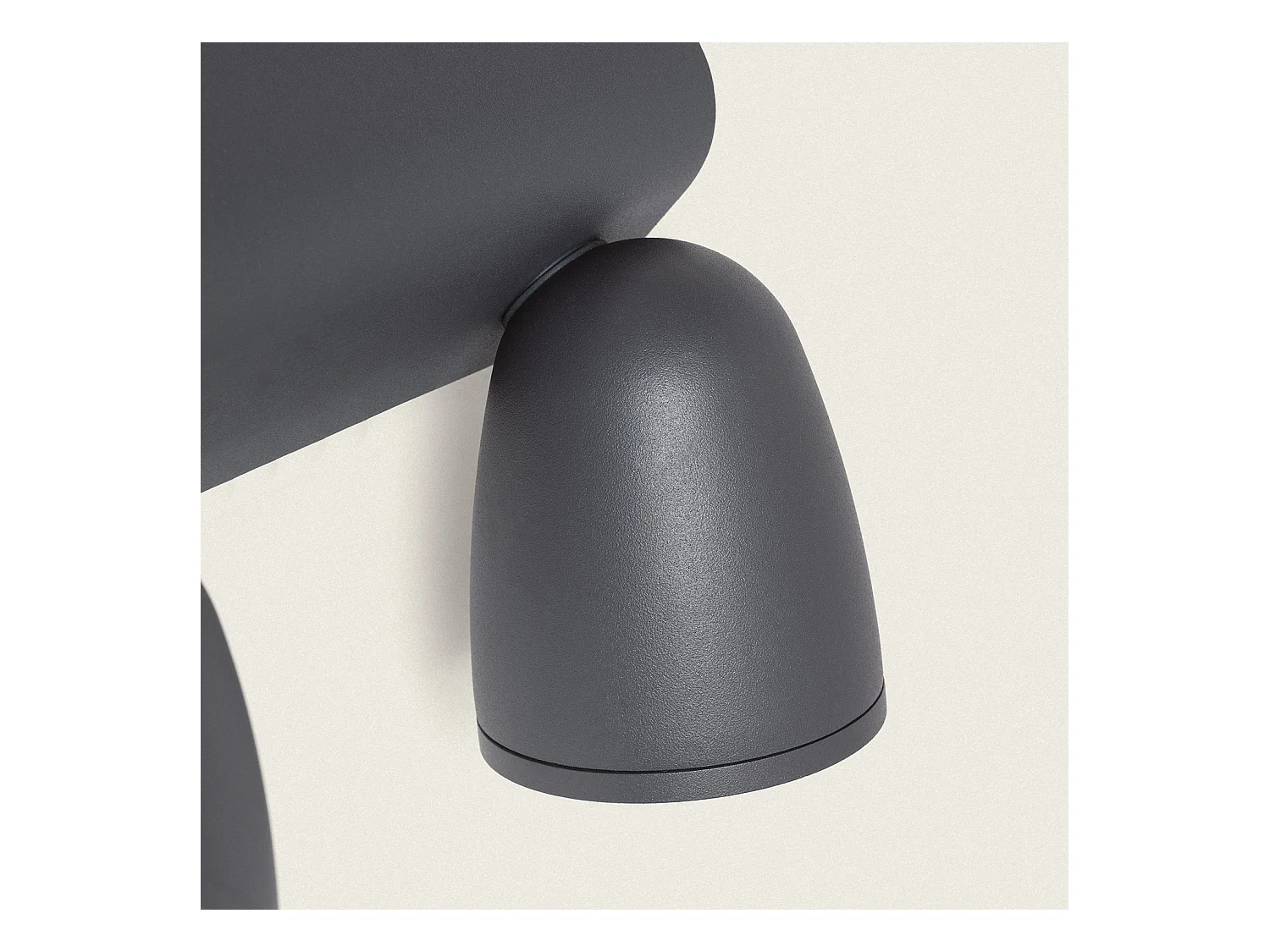 Aplique de Pared Exterior LED 12W Aluminio Abel Large Dos Focos Gris Oscuro