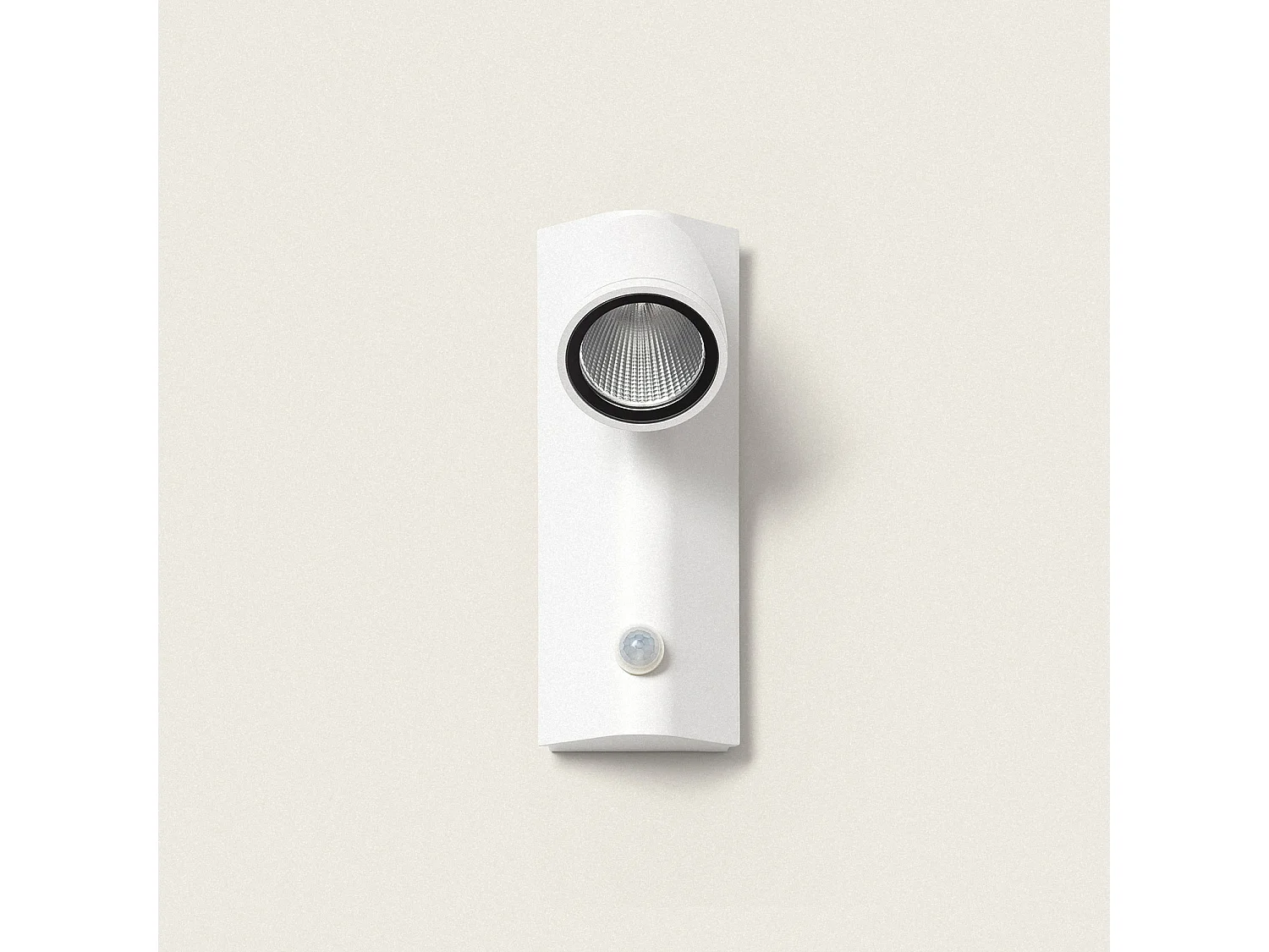 Applique Murale Extérieure LED 6W Aluminium avec Détecteur de Mouvement Abel Blanc