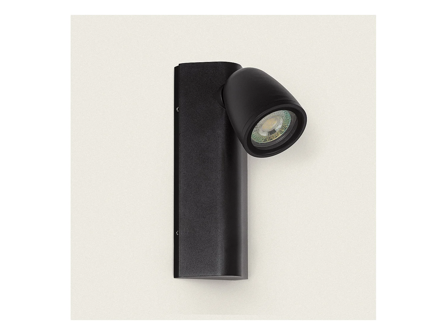 Aplique de Pared Exterior Aluminio Abel Negro