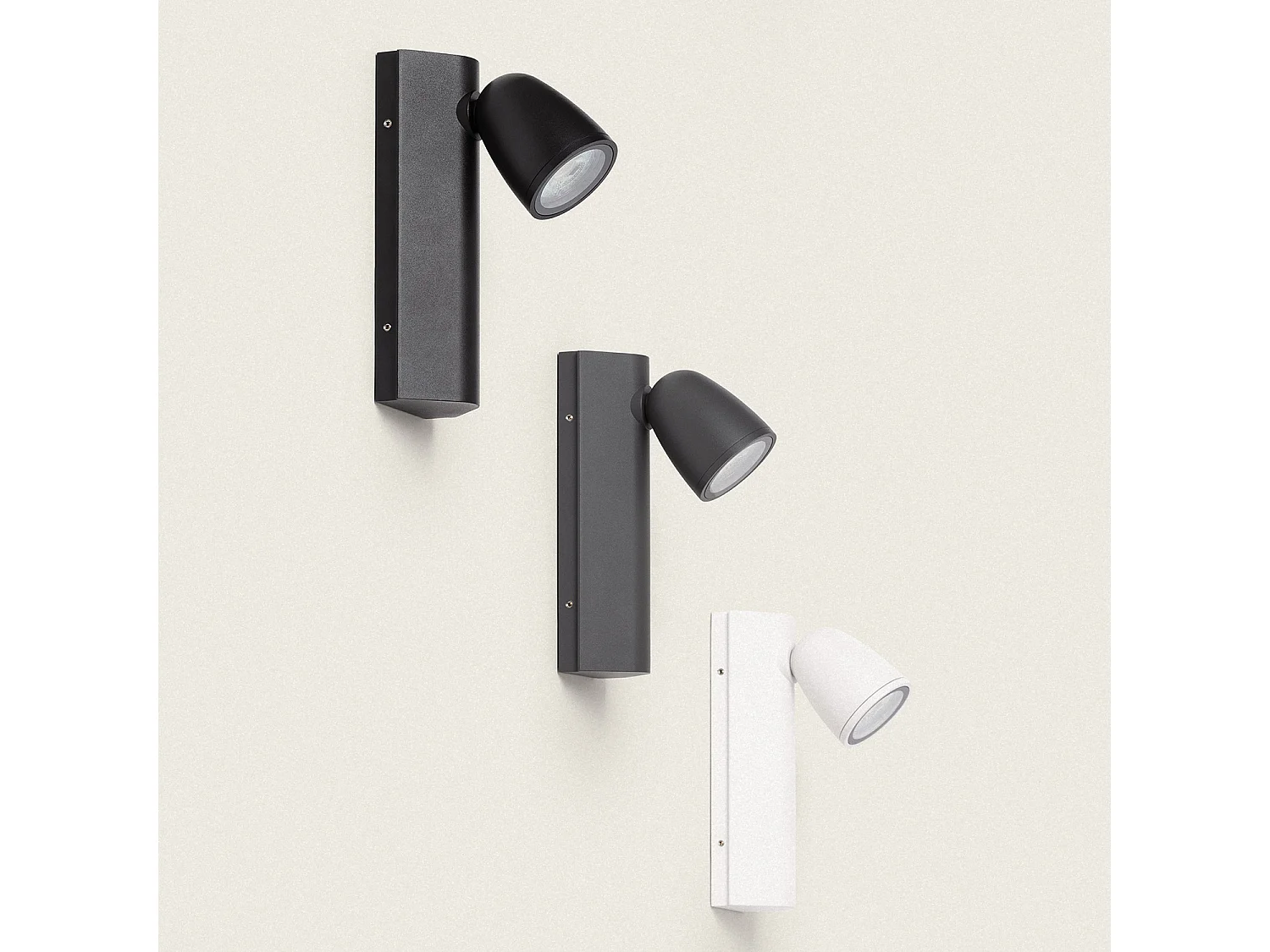 Applique Murale Extérieur Aluminium Abel Noir