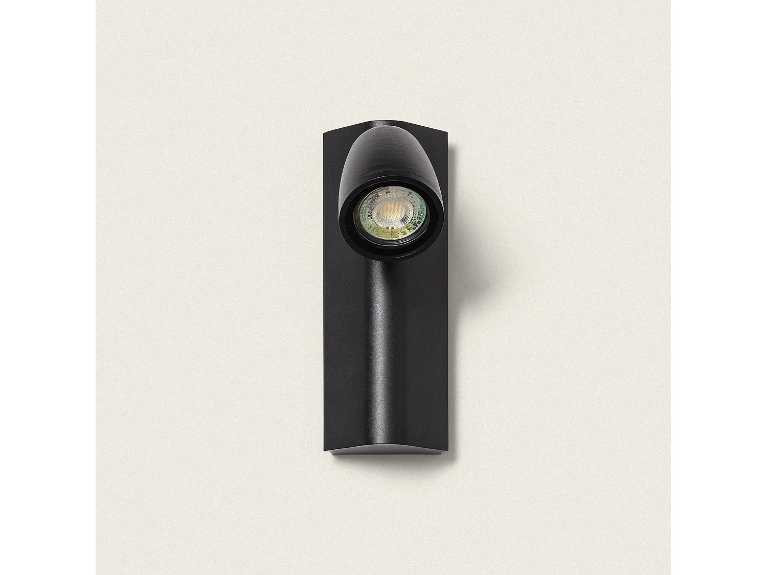 Aplique de Pared Exterior Aluminio Abel Negro