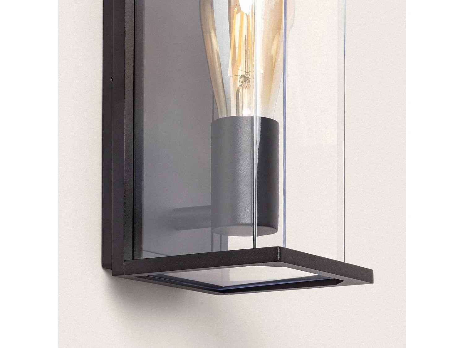 Applique Murale Extérieure Aluminium Gunza Noir