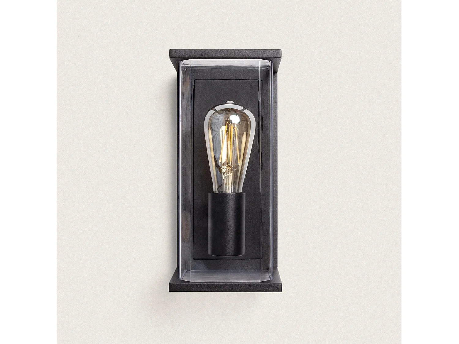 Applique Murale Extérieure Aluminium Gunza Noir