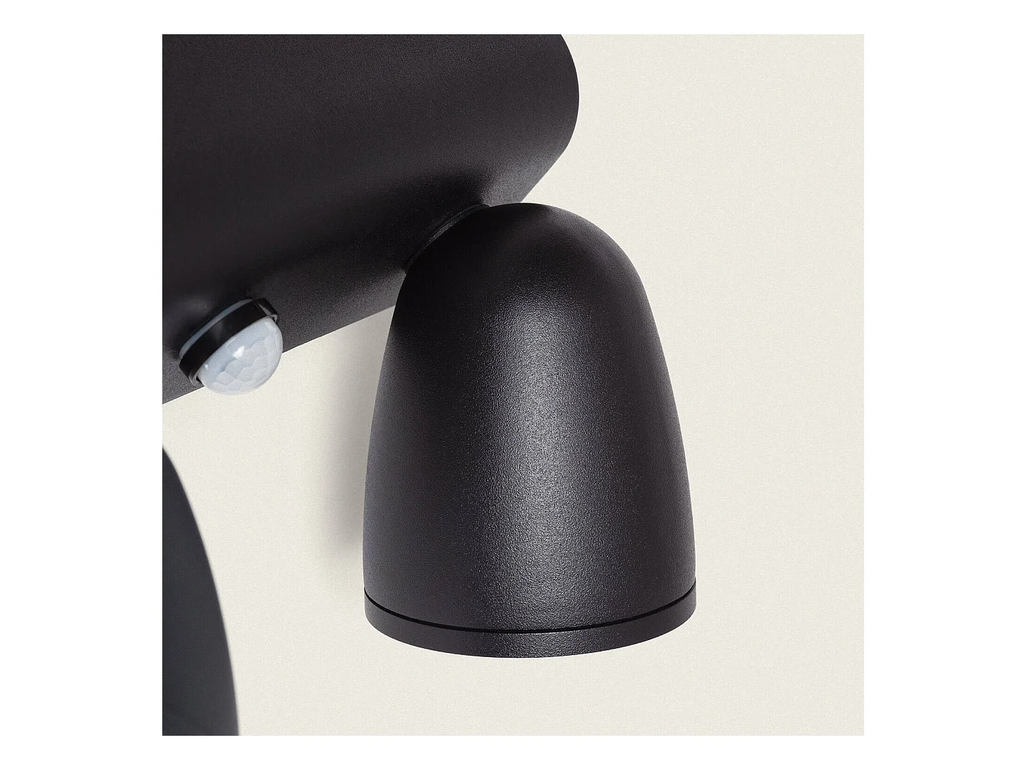 Aplique de Pared Exterior Aluminio con Detector de Movimiento Abel Large Dos Focos