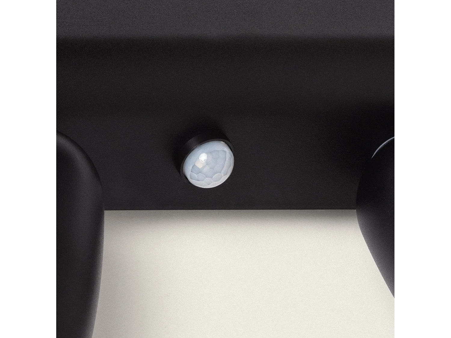 Aplique de Pared Exterior Aluminio con Detector de Movimiento Abel Large Dos Focos