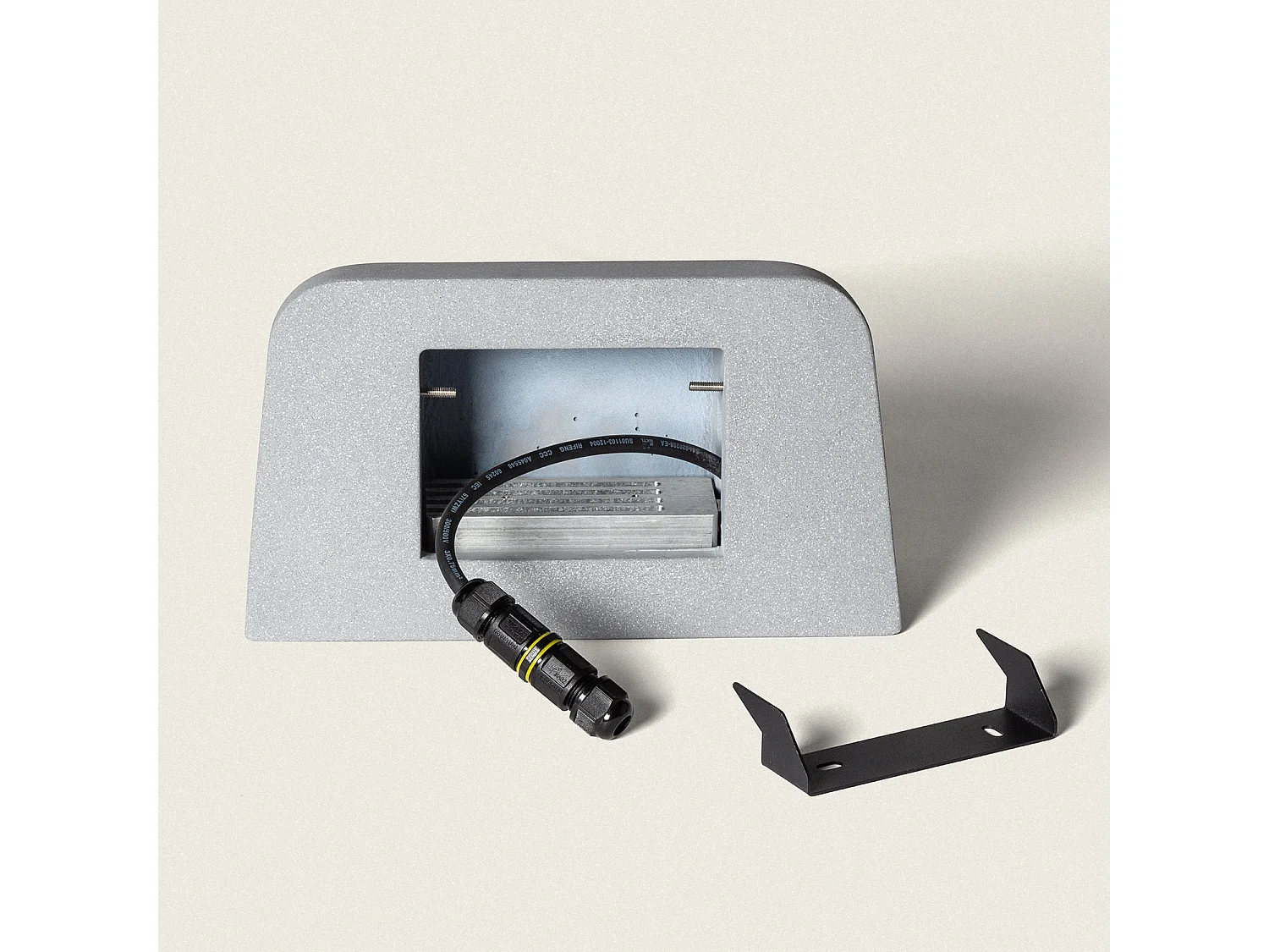 Applique da Parete per Esterni LED 8W Cemento Maesy Grigio Pietra