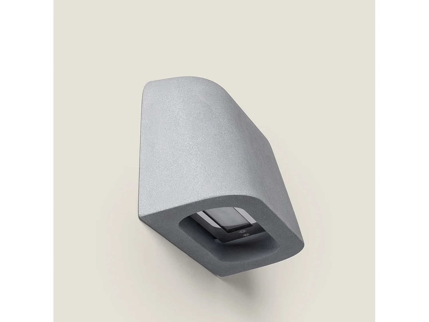 Applique Murale Extérieure LED 8W Ciment Maesy Gris Pierre