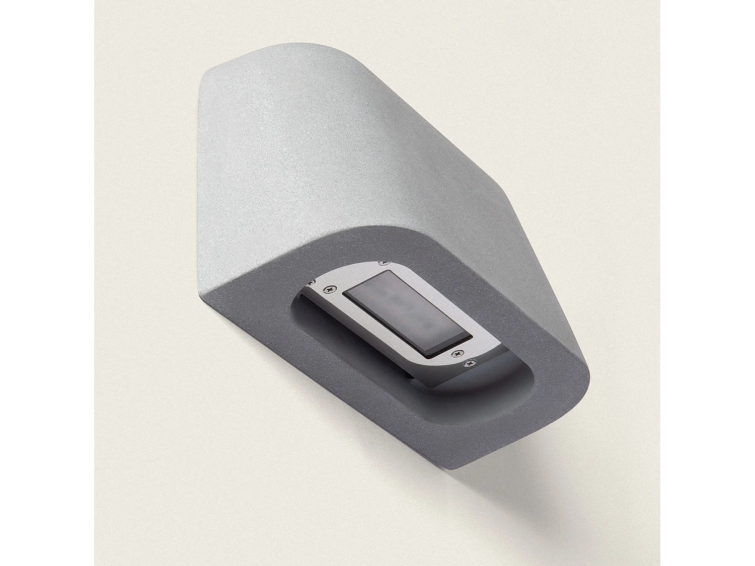 Applique Murale Extérieure LED 8W Ciment Maesy Gris Pierre