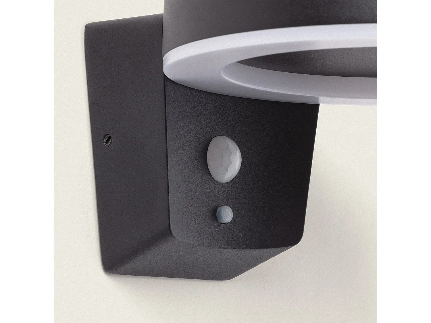 Applique da Parete per Esterni Solare LED 5W Alluminio con Sensore di Movimento Aris Nero