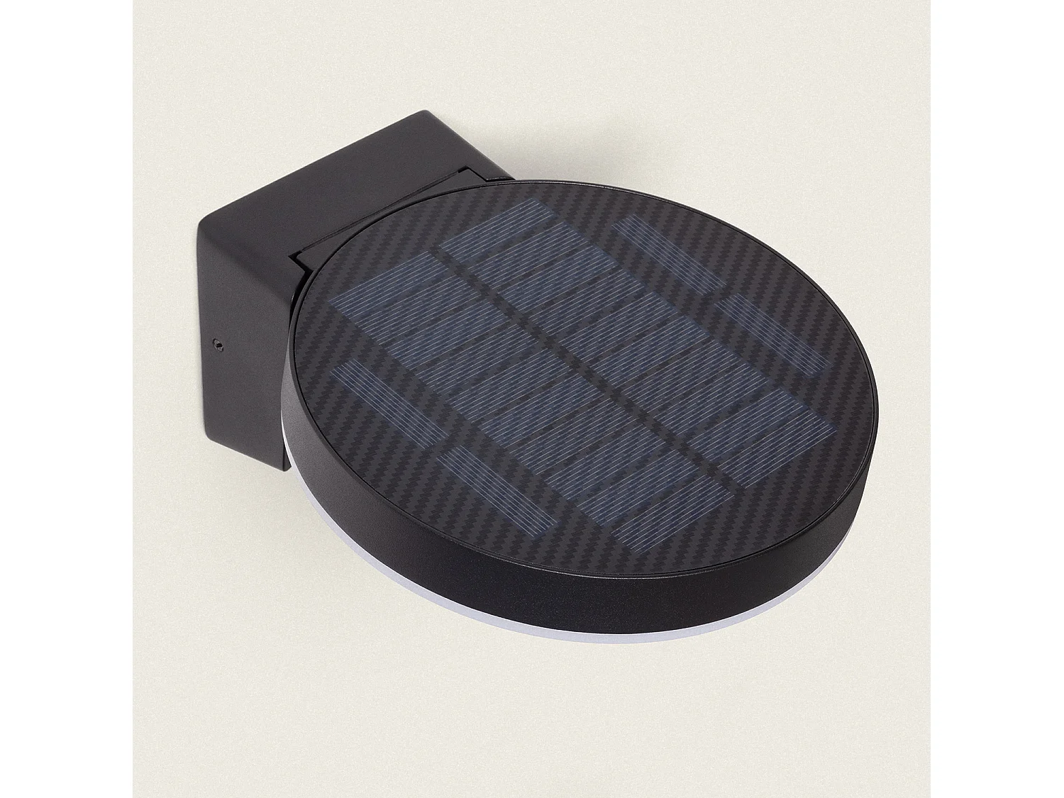 Applique da Parete per Esterni Solare LED 5W Alluminio con Sensore di Movimento Aris Nero