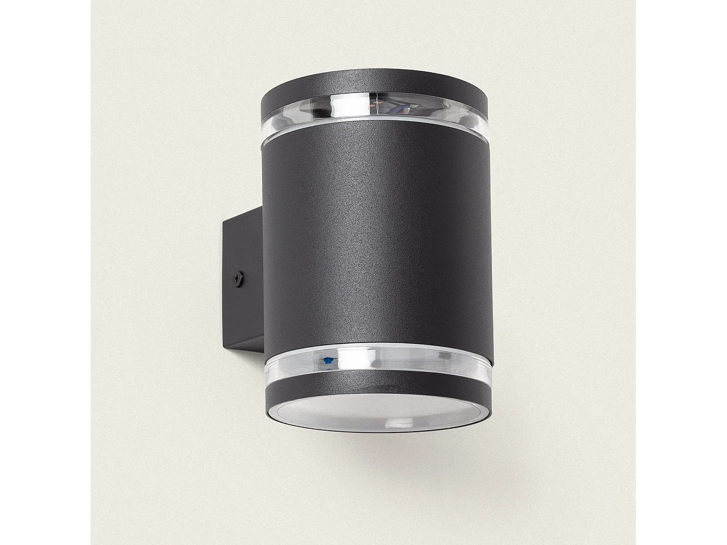 Applique Murale Extérieure Solaire LED Aluminium Gael Noir