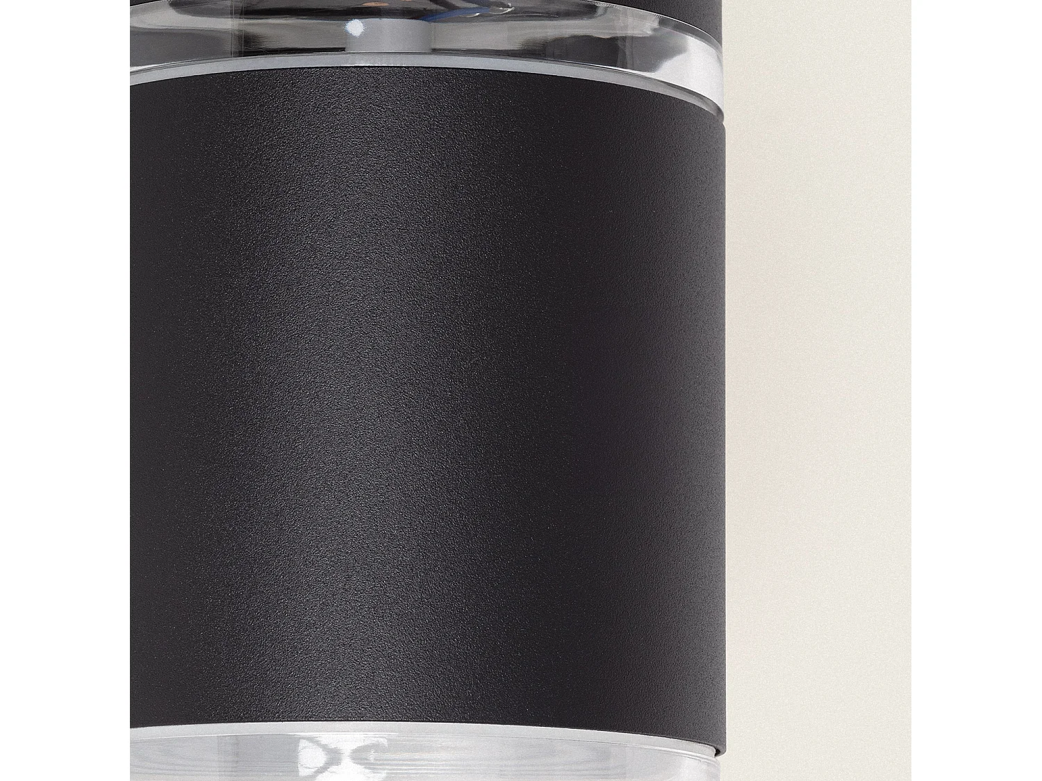 Applique Murale Extérieure Solaire LED Aluminium Gael Noir