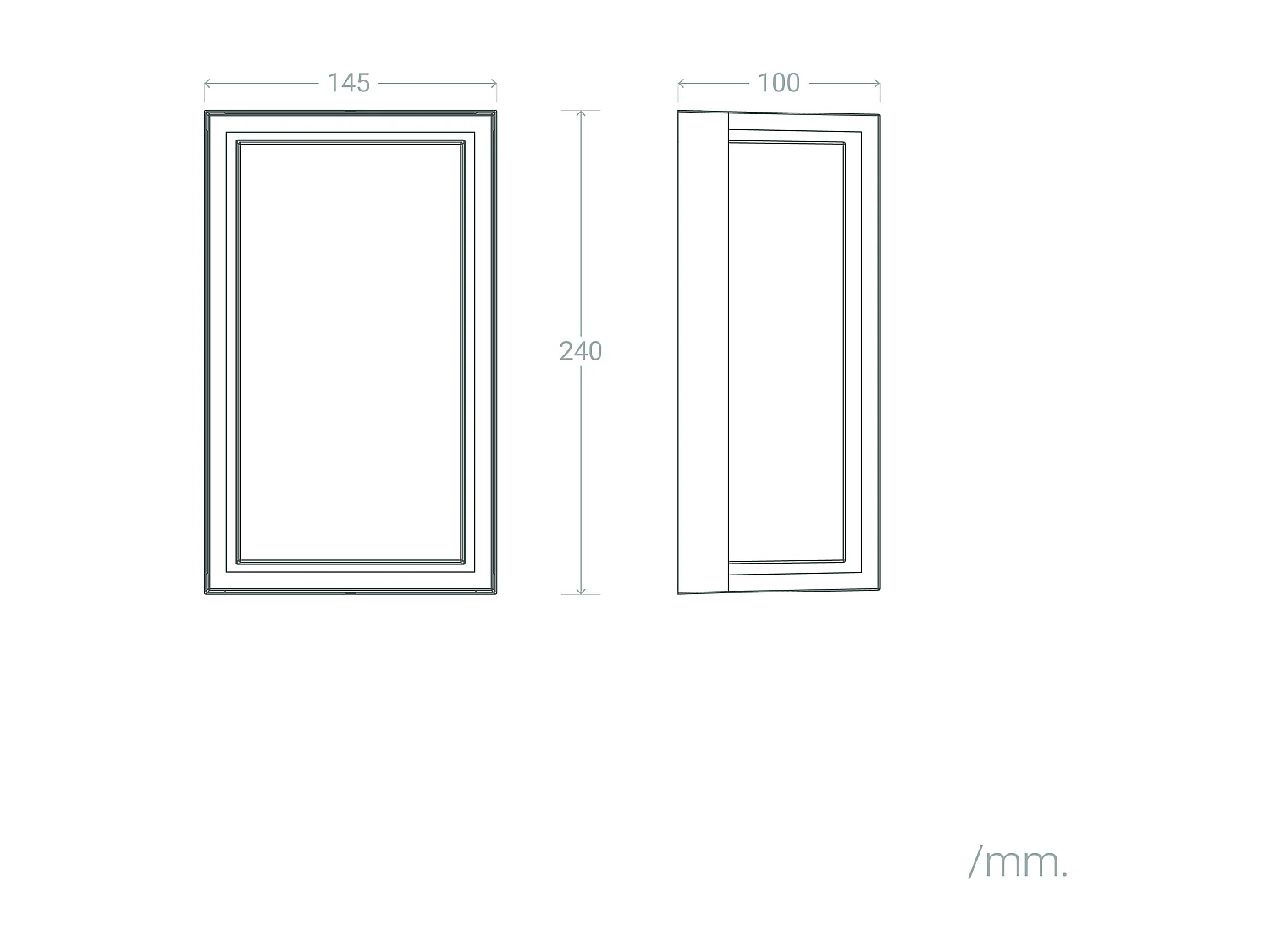 Applique da Parete per Esterni LED 12W Alluminio CCT Selezionabile Doppio Diffusore Arelien Large II Antracite