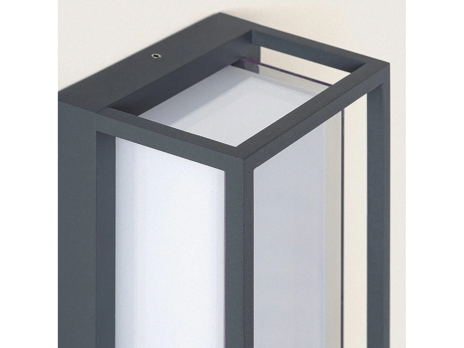 Applique murale extérieur LED à double diffuseur sélectionnable Calysta 12 W en aluminium CCT Sélectionnable Anthracite