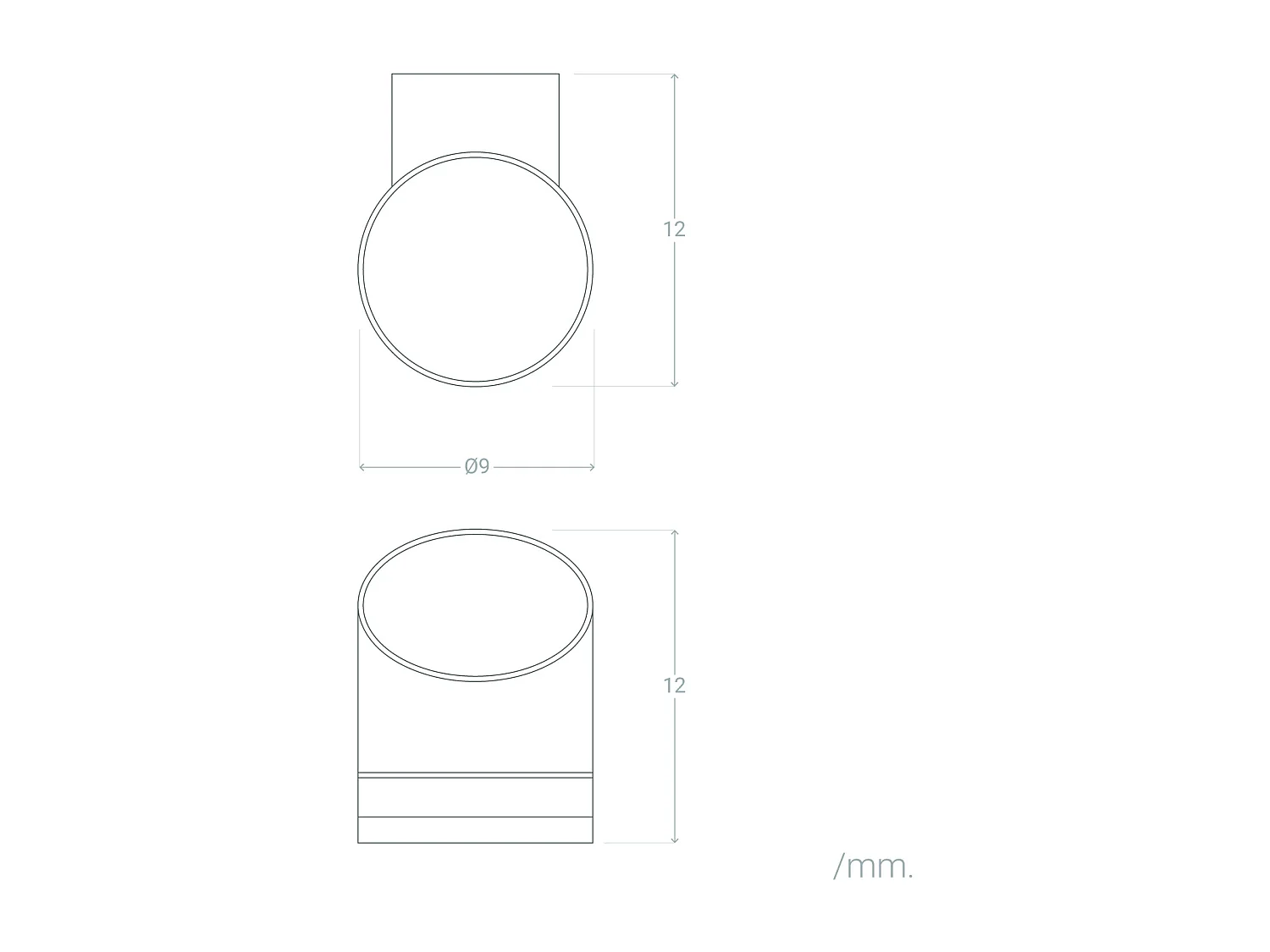 Applique Murale Extérieure Solaire LED Aluminium Eddan Noir