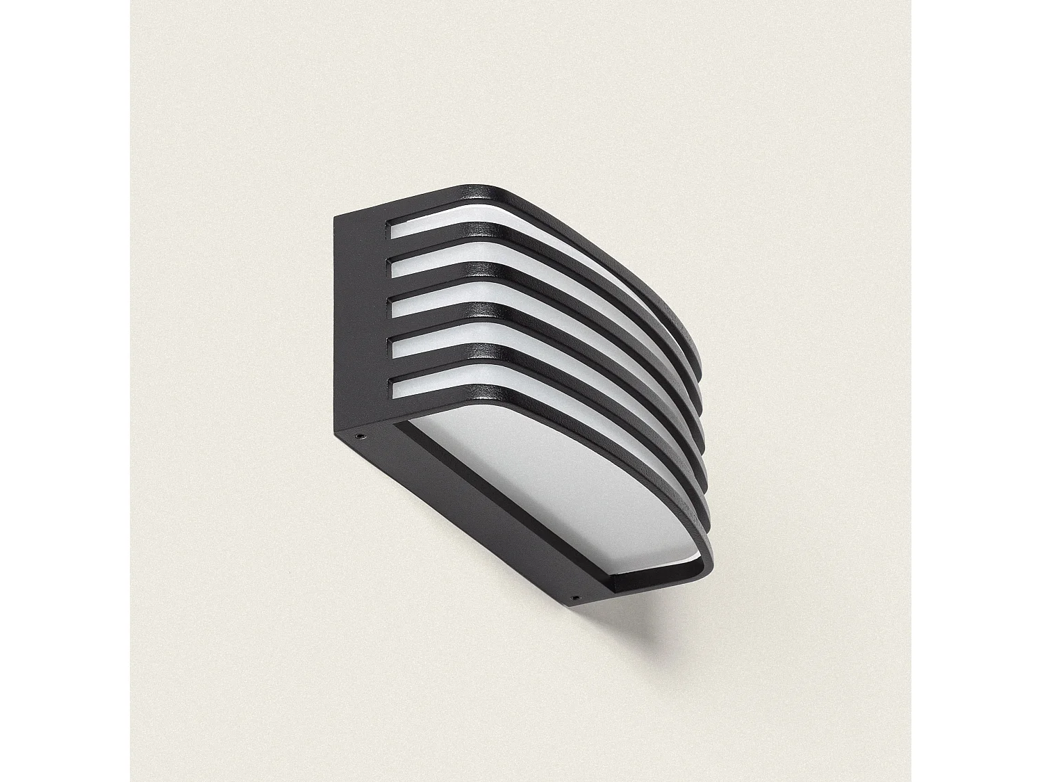 Applique Murale Extérieure LED 15W Aluminium Noir Juli Noir