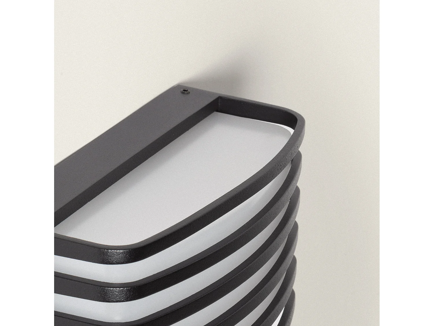 Applique Murale Extérieure LED 15W Aluminium Noir Juli Noir