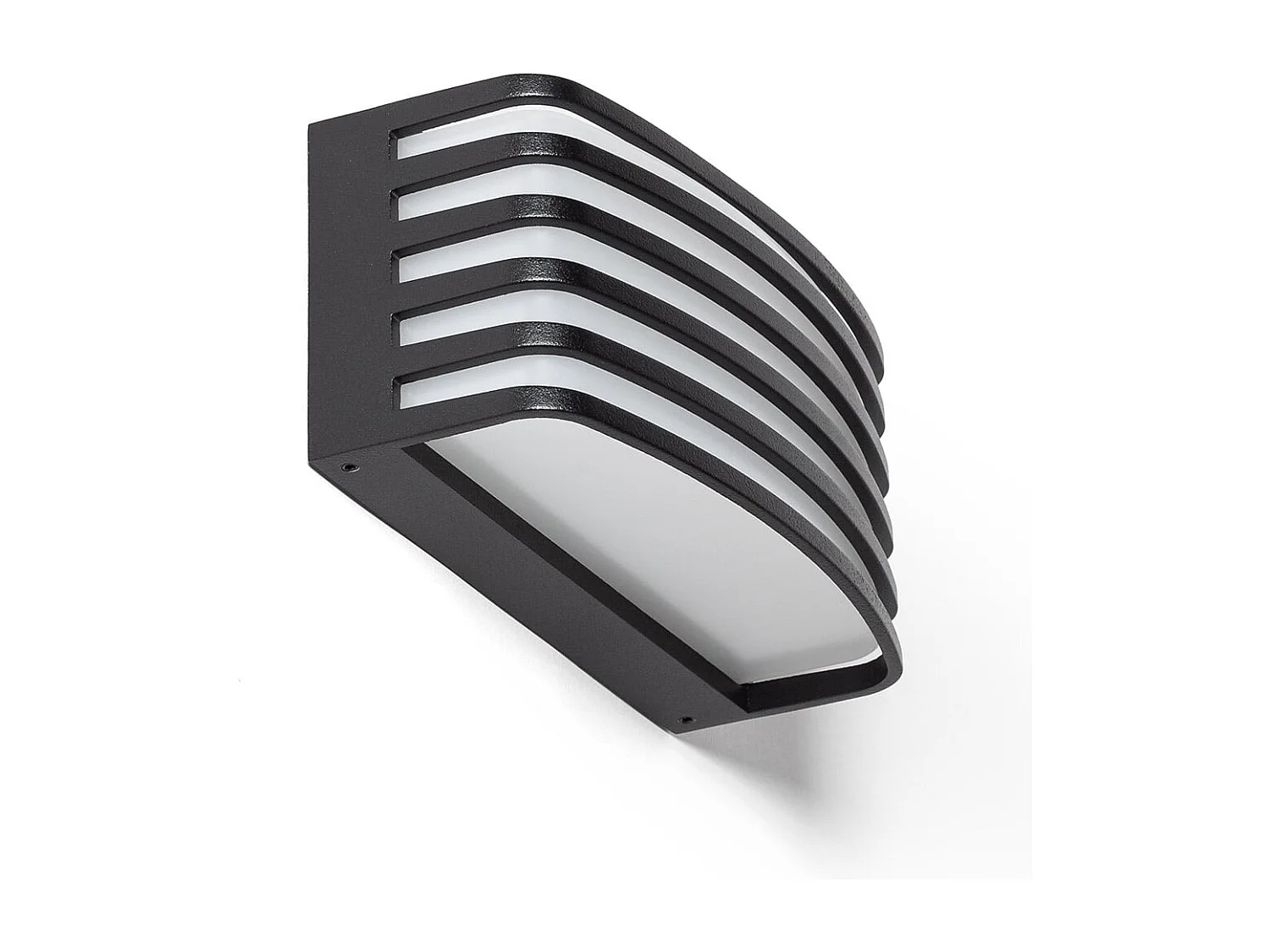 Applique Murale Extérieure LED 15W Aluminium Noir Juli Noir