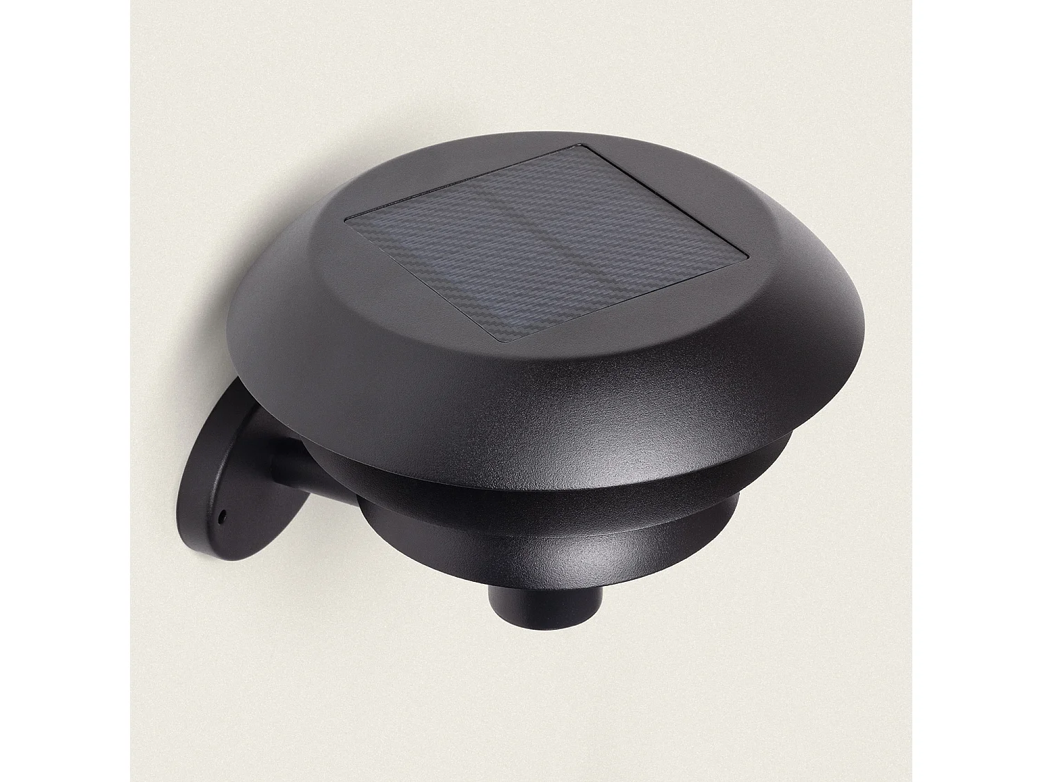 Applique da Parete per Esterni Solare LED 1,5W Alluminio Biel Nero