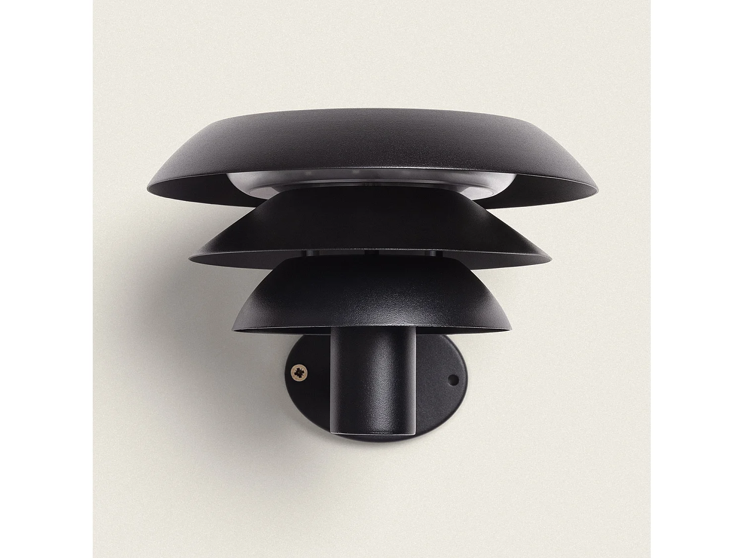 Applique Murale Extérieure Solaire LED 1.5W Aluminium Biel Noir