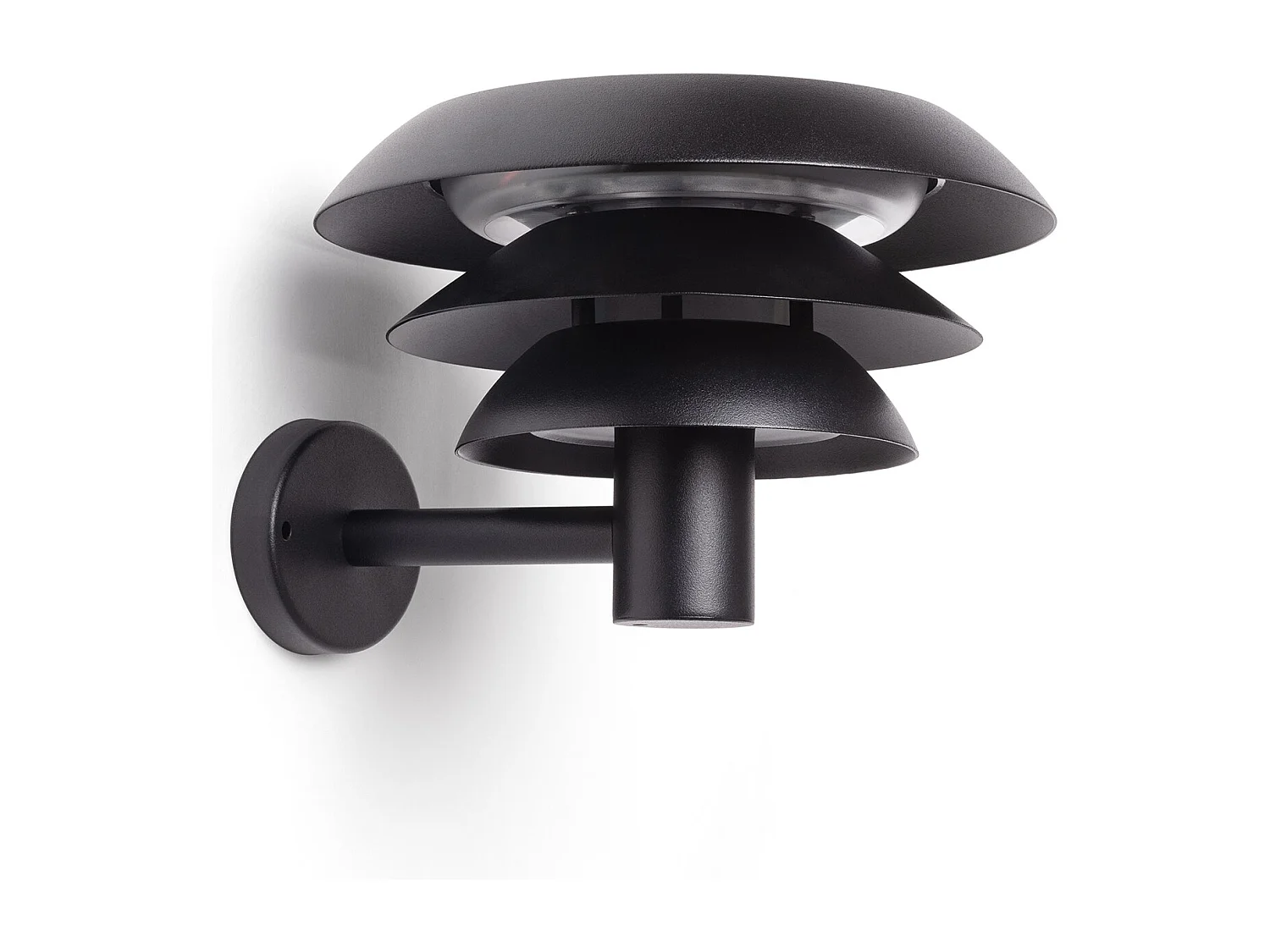 Applique Murale Extérieure Solaire LED 1.5W Aluminium Biel Noir