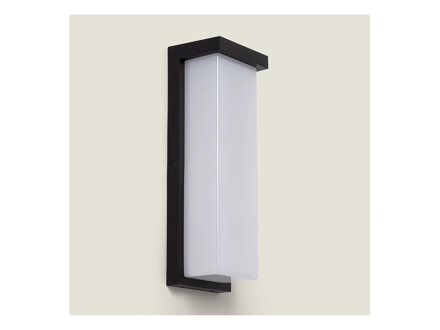 Aplique de Pared Exterior LED 22W Aluminio Tyron 4000K Negro Blanco Neutro