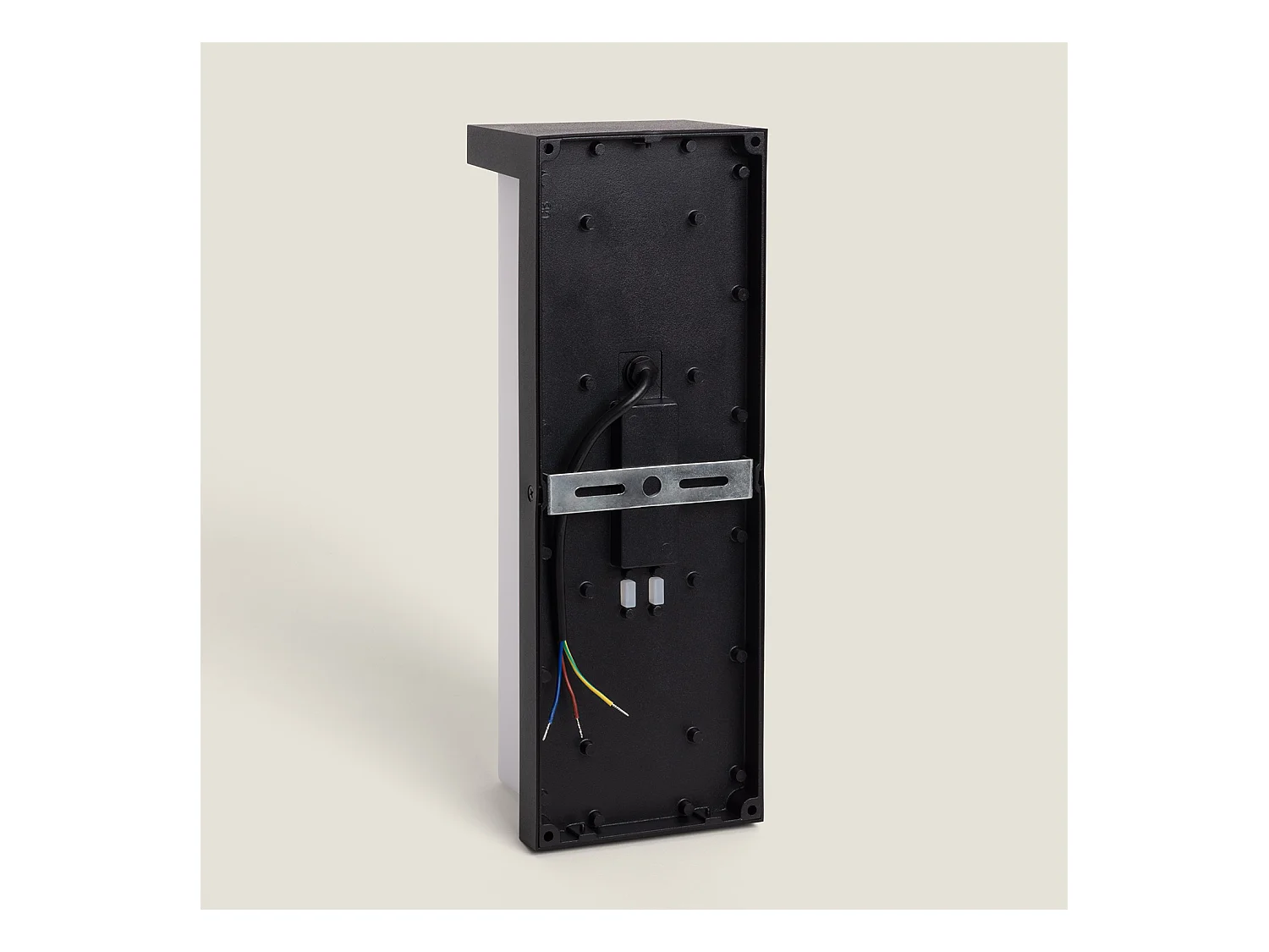 Aplique de Pared Exterior LED 22W Aluminio Tyron 4000K Negro Blanco Neutro