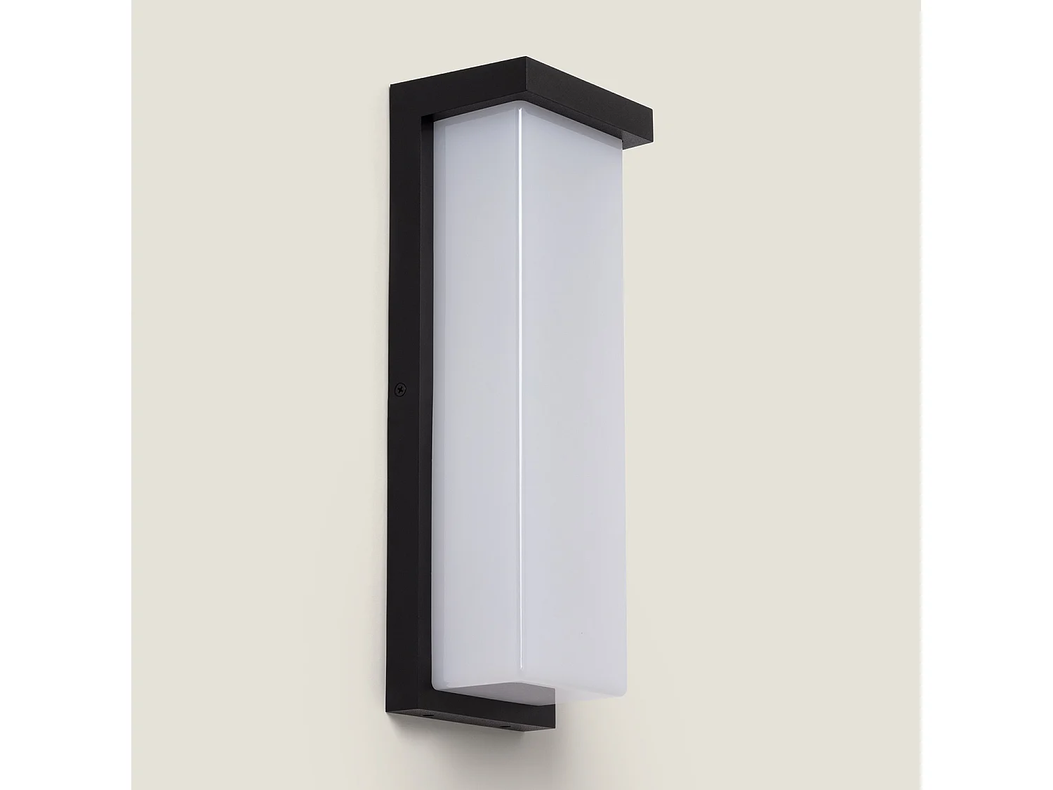 Applique Murale LED Extérieure Aluminium Tyron 22W  4000K Noir Blanc neutre