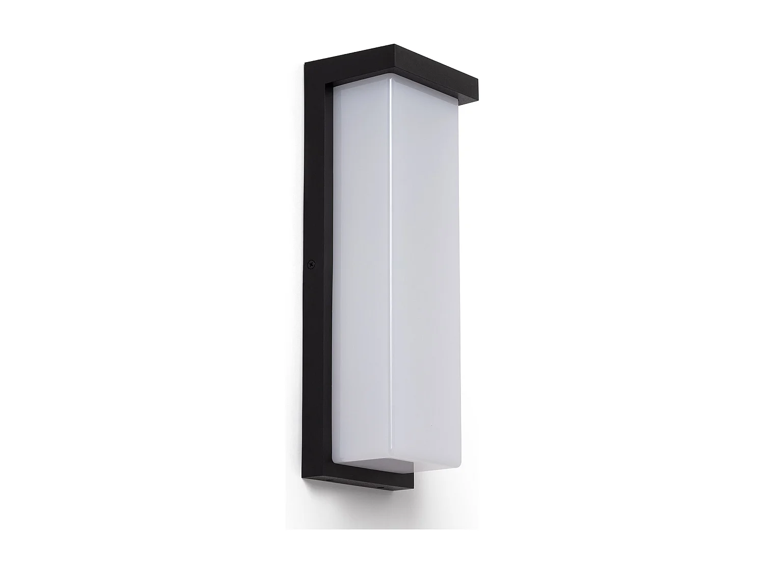 Aplique de Pared Exterior LED 22W Aluminio Tyron 4000K Negro Blanco Neutro