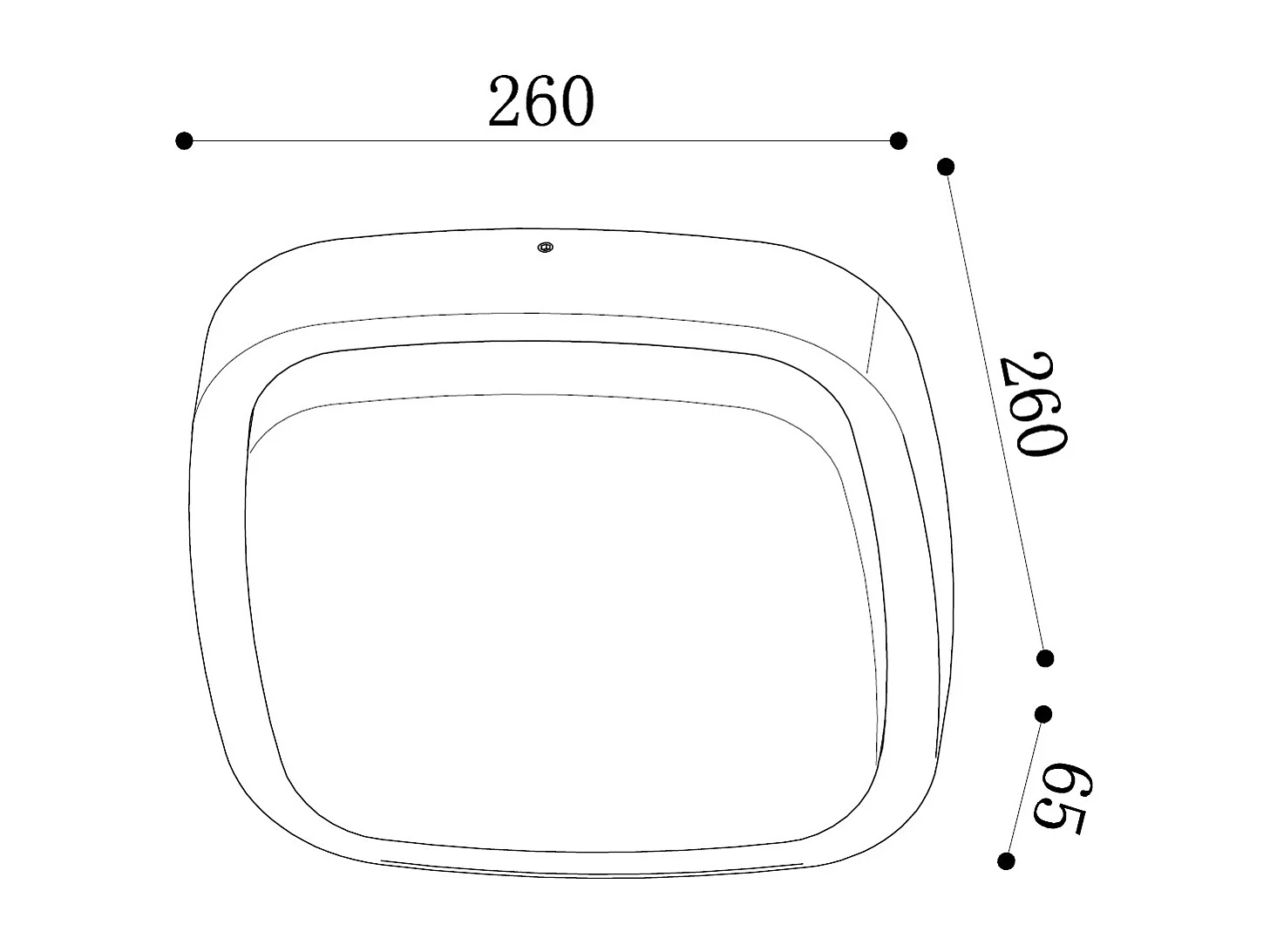 Applique da Parete per Esterni LED 12W Quadrata Nero Beilen Nero