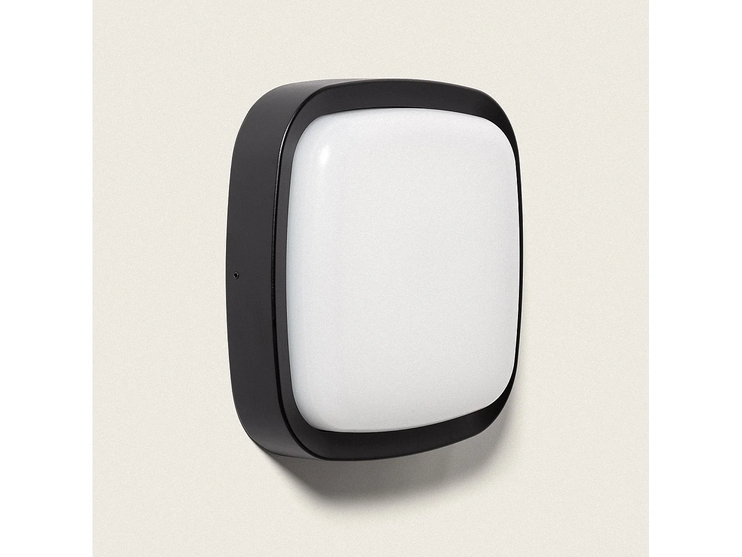 Applique Murale Extérieure LED 12W Éclairage Carré Noire Beilen Noir