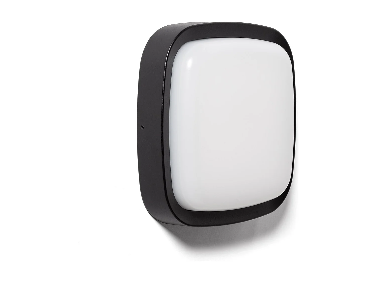 Applique Murale Extérieure LED 12W Éclairage Carré Noire Beilen Noir