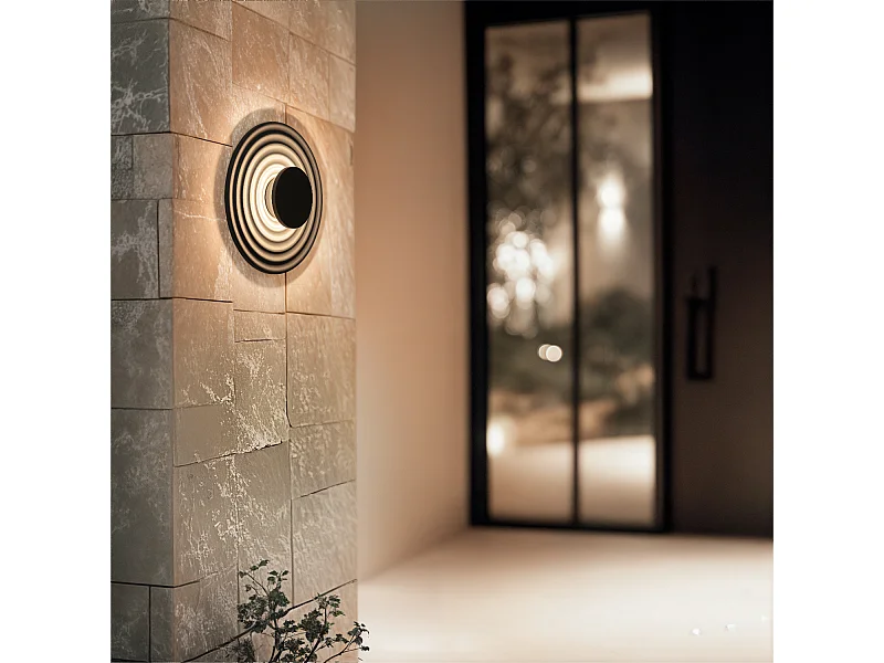 Applique Murale Extérieure LED 8W Aluminium Darcy Anthracite