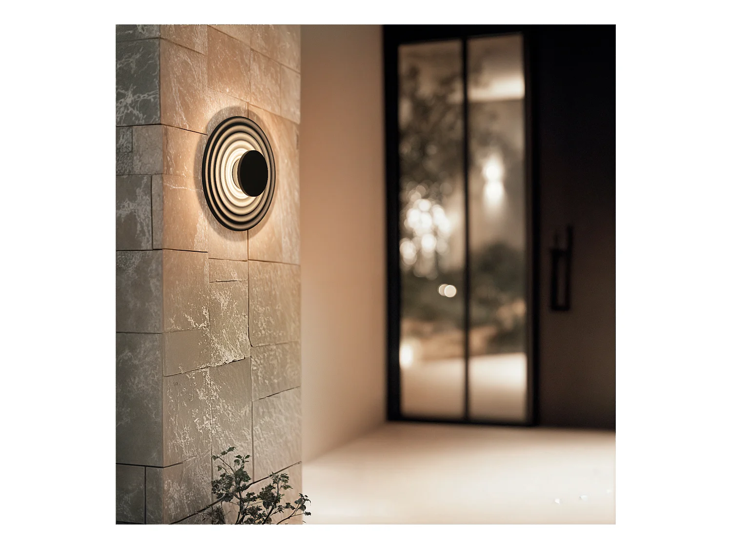 Applique Murale Extérieure LED 8W Aluminium Darcy Anthracite