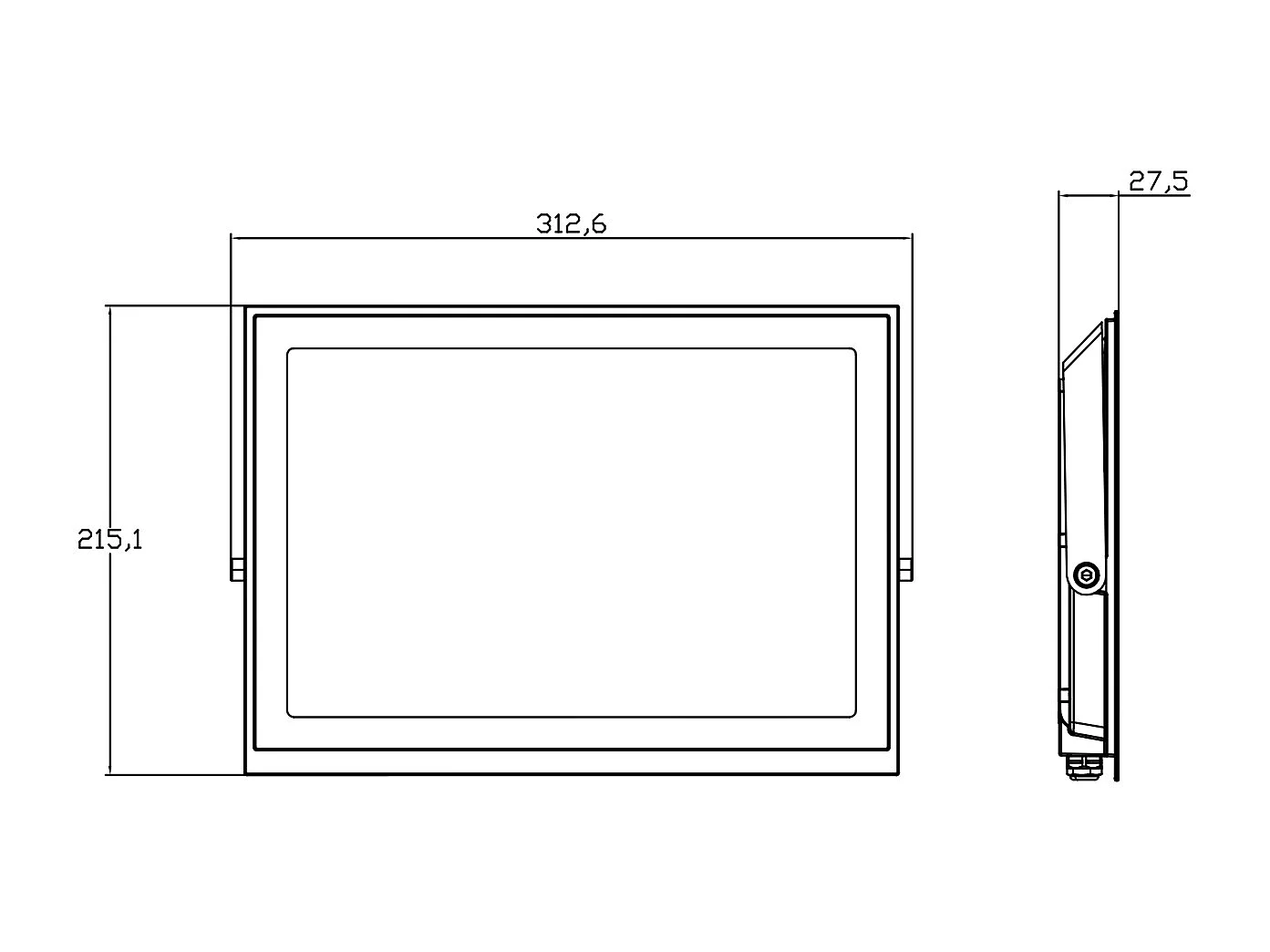 Foco Proyector LED 150W 120 lm/W IP65 S3 3000K No Blanco Blanco Cálido