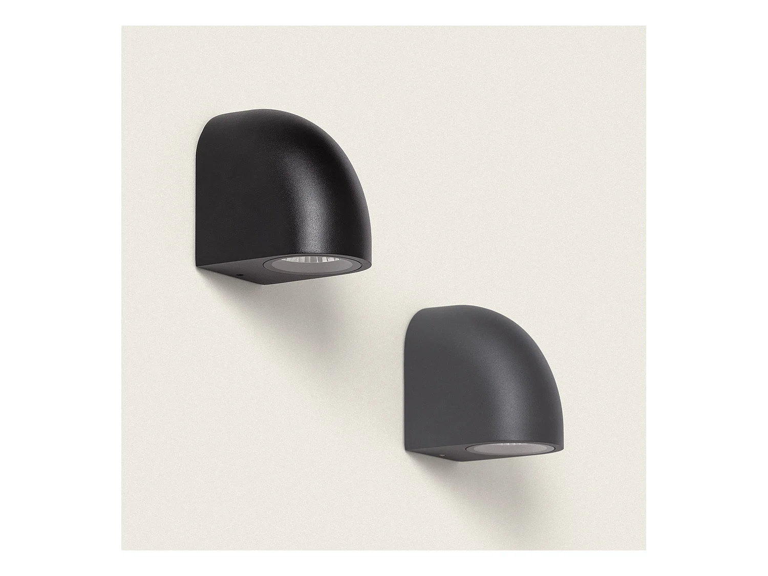 Aplique de Pared Exterior LED 7W Aluminio Areca Gris Oscuro