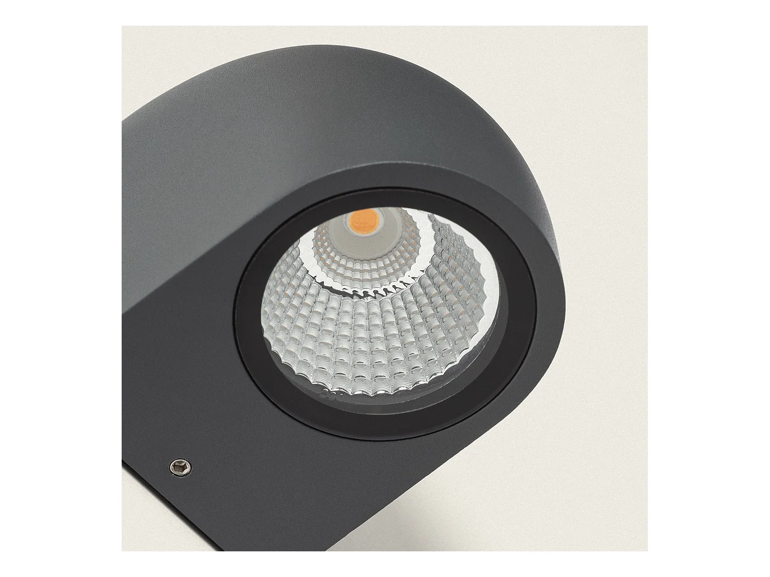 Aplique de Pared Exterior LED 7W Aluminio Areca Gris Oscuro