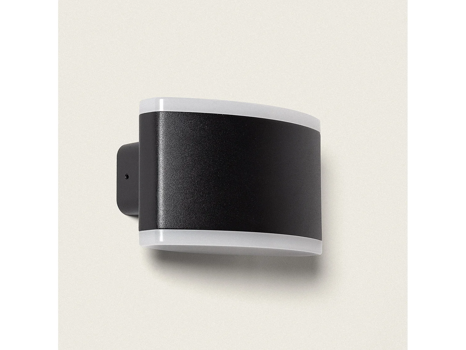 Aplique de Pared Exterior LED 15W Iluminación Rectangular Negro Bertol Negro